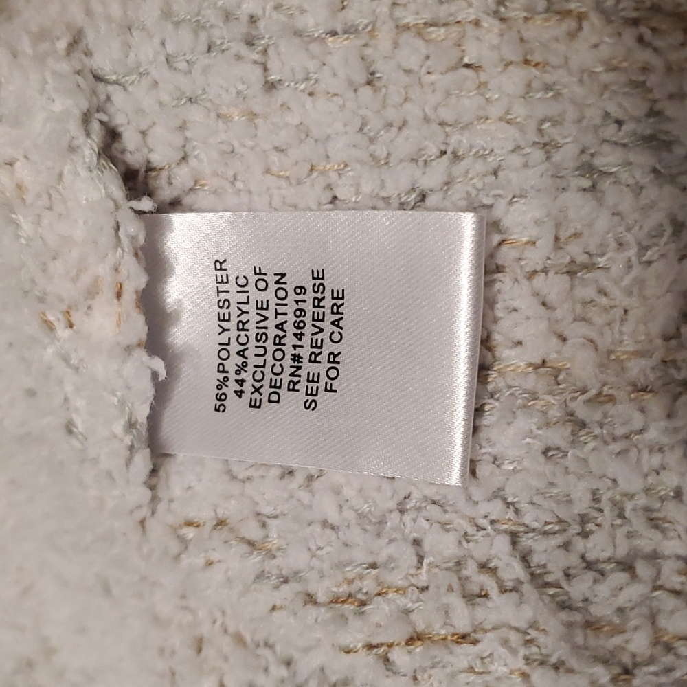 Women's Cropped Freshman 1996 Fuzzy Sweater S - Picture 5 of 6